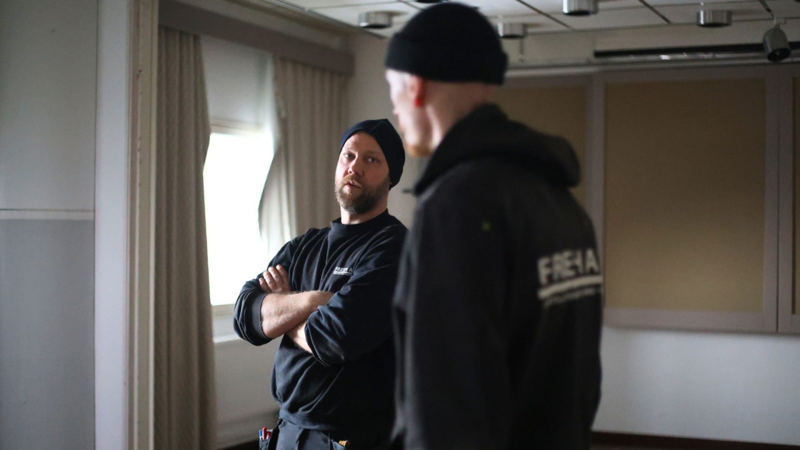 Workers from Fresh Air discuss the hotel
